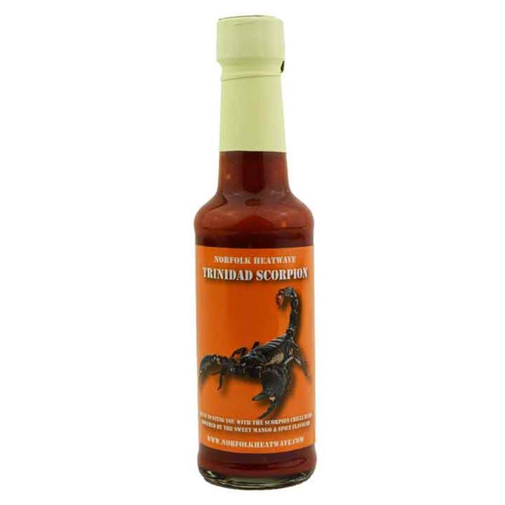 Norfolk Heatwave Trinidad Scorpion Chilli Sauce 150ml